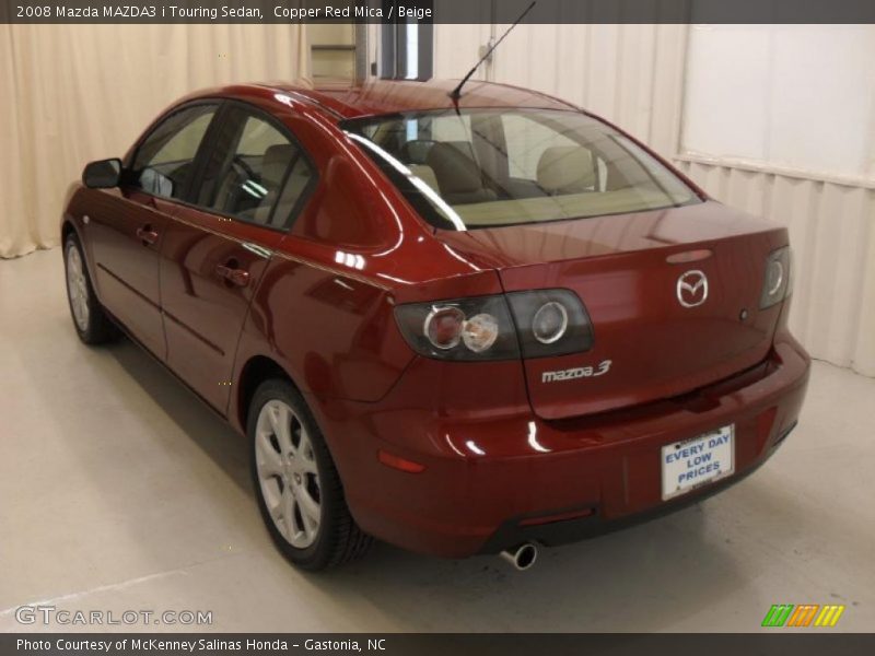 Copper Red Mica / Beige 2008 Mazda MAZDA3 i Touring Sedan