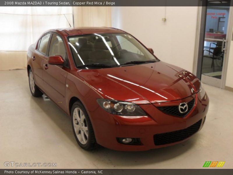 Copper Red Mica / Beige 2008 Mazda MAZDA3 i Touring Sedan