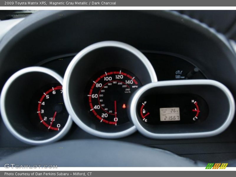  2009 Matrix XRS XRS Gauges