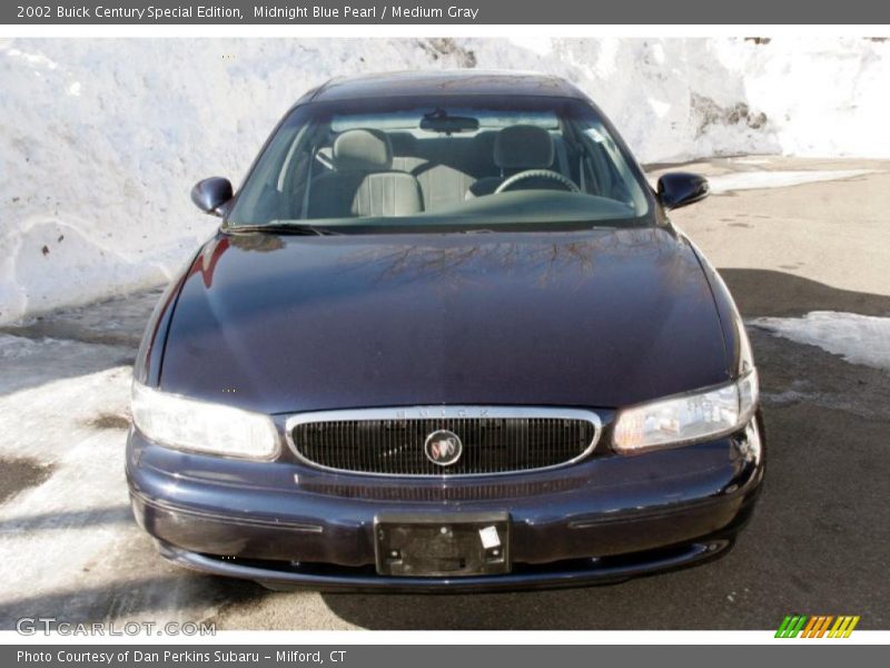 Midnight Blue Pearl / Medium Gray 2002 Buick Century Special Edition