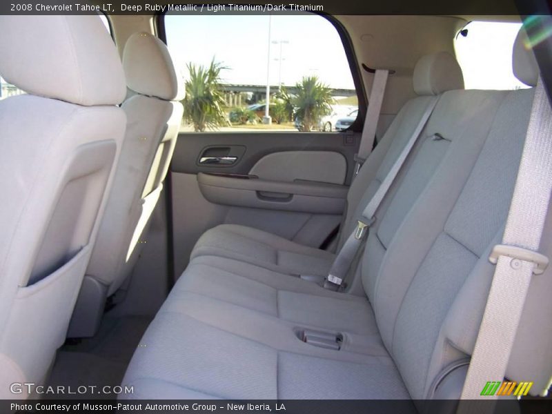 Deep Ruby Metallic / Light Titanium/Dark Titanium 2008 Chevrolet Tahoe LT
