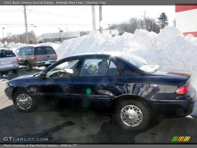 Midnight Blue Pearl / Medium Gray 2002 Buick Century Special Edition