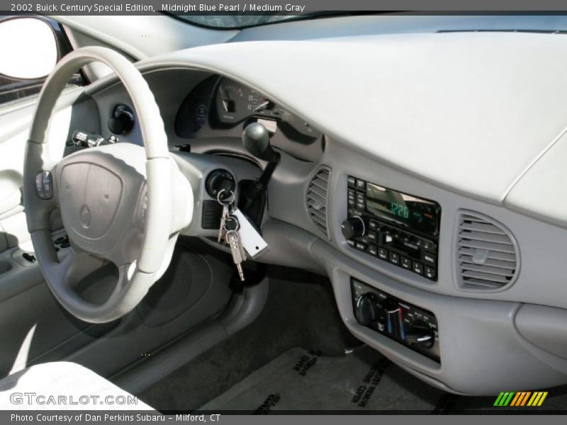 Midnight Blue Pearl / Medium Gray 2002 Buick Century Special Edition