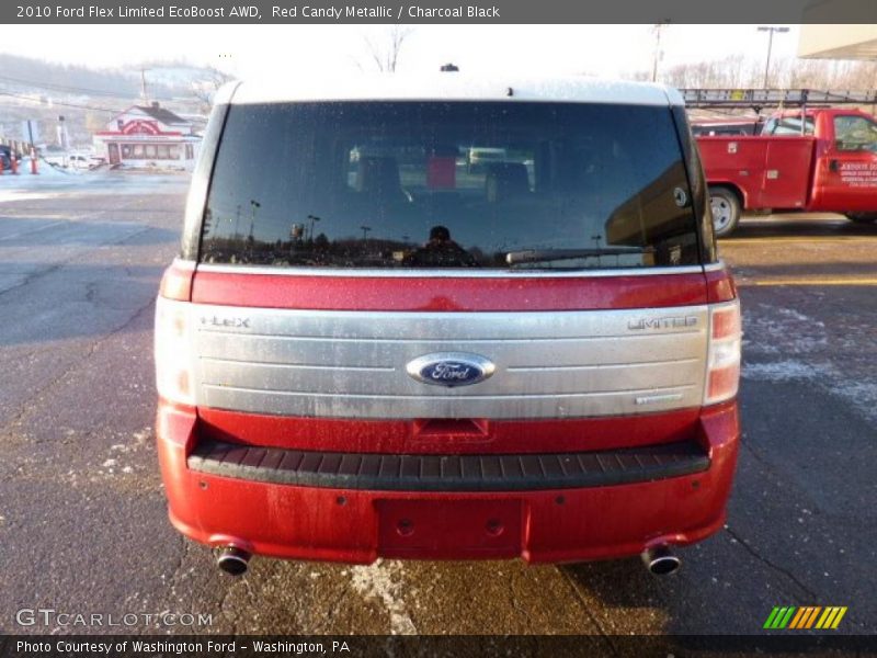 Red Candy Metallic / Charcoal Black 2010 Ford Flex Limited EcoBoost AWD