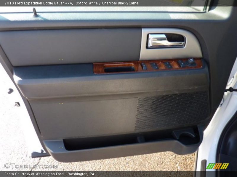Oxford White / Charcoal Black/Camel 2010 Ford Expedition Eddie Bauer 4x4
