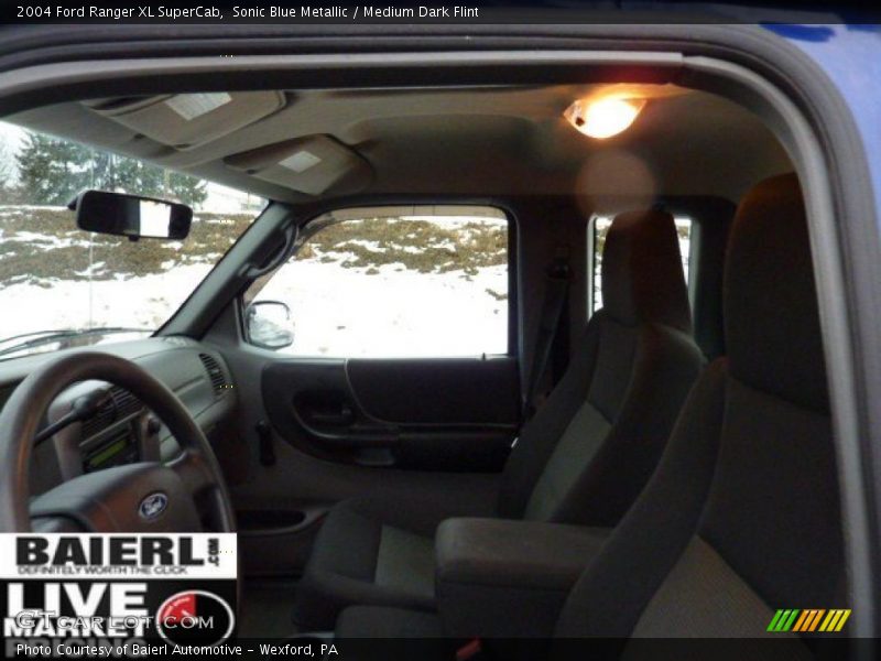 Sonic Blue Metallic / Medium Dark Flint 2004 Ford Ranger XL SuperCab