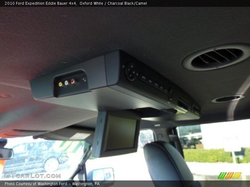 Oxford White / Charcoal Black/Camel 2010 Ford Expedition Eddie Bauer 4x4