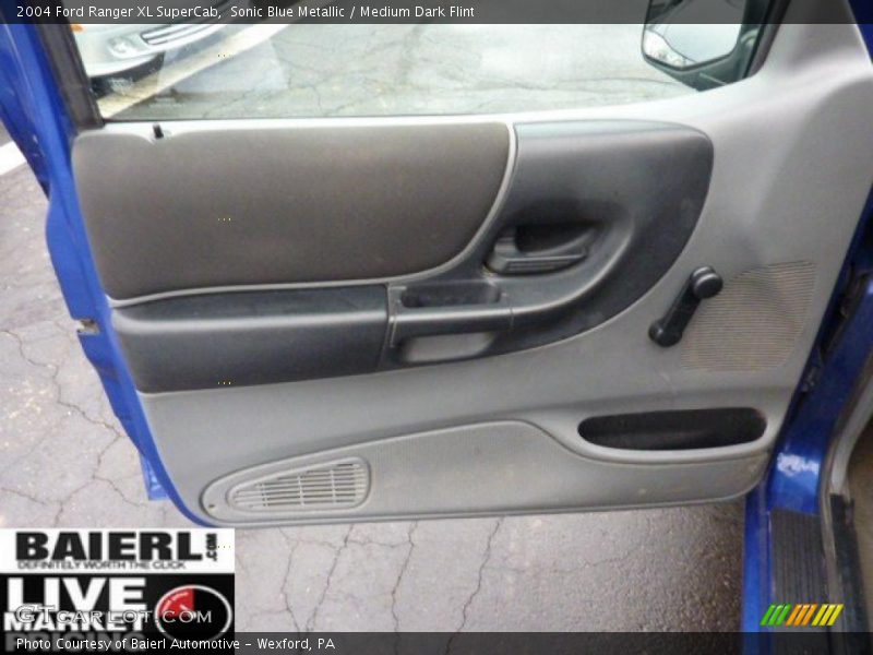 Sonic Blue Metallic / Medium Dark Flint 2004 Ford Ranger XL SuperCab