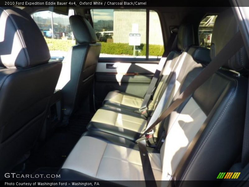 Oxford White / Charcoal Black/Camel 2010 Ford Expedition Eddie Bauer 4x4