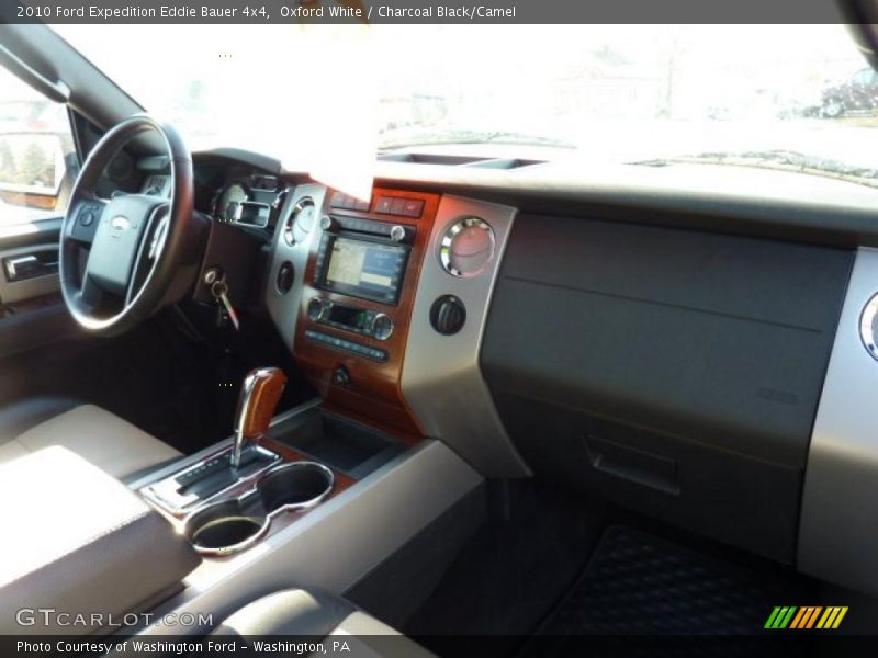 Oxford White / Charcoal Black/Camel 2010 Ford Expedition Eddie Bauer 4x4