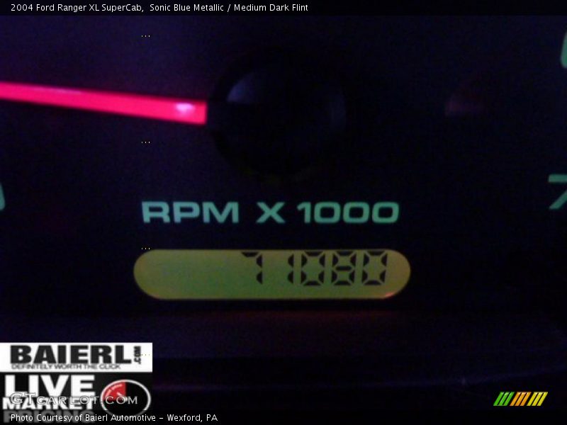 Sonic Blue Metallic / Medium Dark Flint 2004 Ford Ranger XL SuperCab