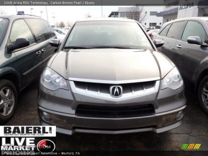 Carbon Bronze Pearl / Ebony 2008 Acura RDX Technology