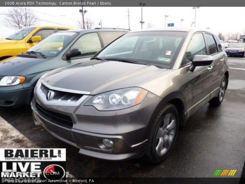 Carbon Bronze Pearl / Ebony 2008 Acura RDX Technology