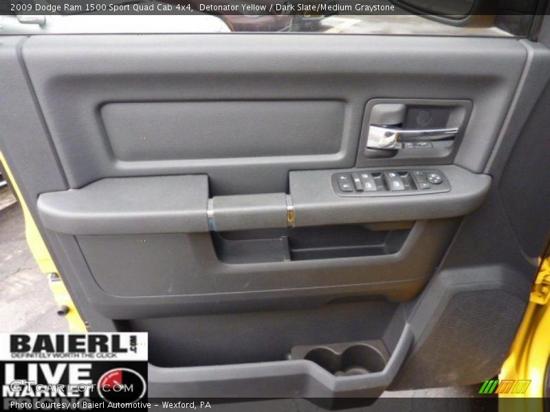 Detonator Yellow / Dark Slate/Medium Graystone 2009 Dodge Ram 1500 Sport Quad Cab 4x4