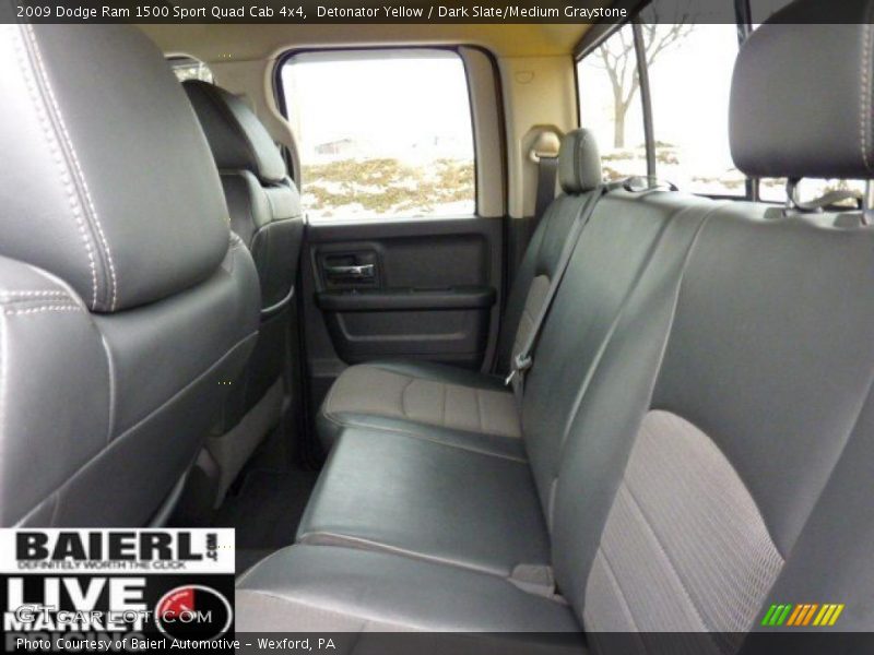 Detonator Yellow / Dark Slate/Medium Graystone 2009 Dodge Ram 1500 Sport Quad Cab 4x4