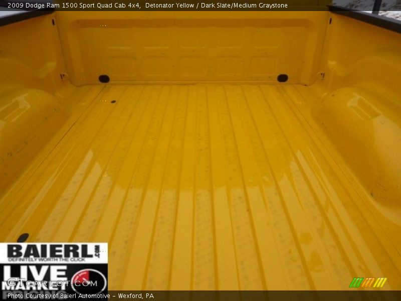 Detonator Yellow / Dark Slate/Medium Graystone 2009 Dodge Ram 1500 Sport Quad Cab 4x4