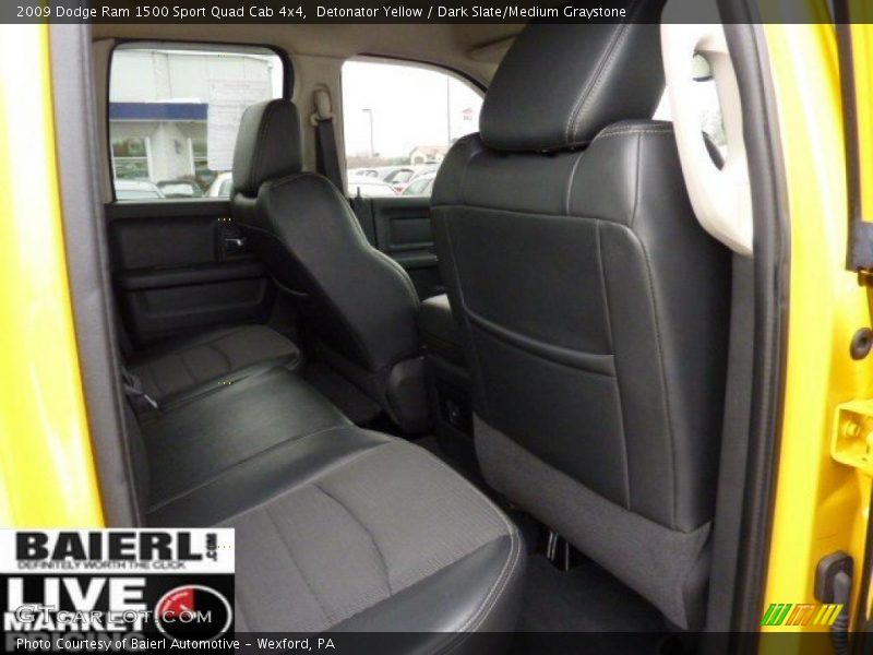 Detonator Yellow / Dark Slate/Medium Graystone 2009 Dodge Ram 1500 Sport Quad Cab 4x4
