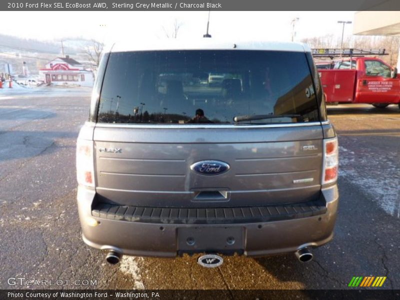 Sterling Grey Metallic / Charcoal Black 2010 Ford Flex SEL EcoBoost AWD