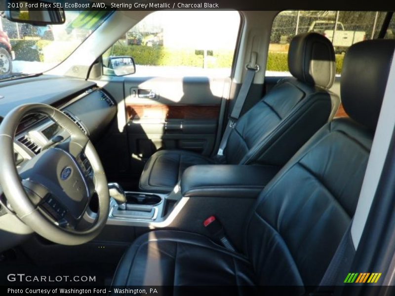 Sterling Grey Metallic / Charcoal Black 2010 Ford Flex SEL EcoBoost AWD