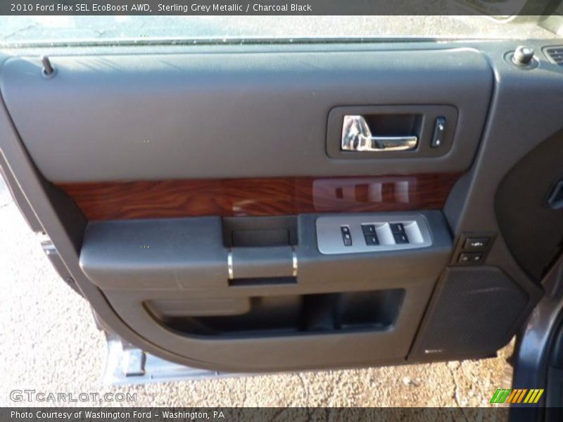 Sterling Grey Metallic / Charcoal Black 2010 Ford Flex SEL EcoBoost AWD