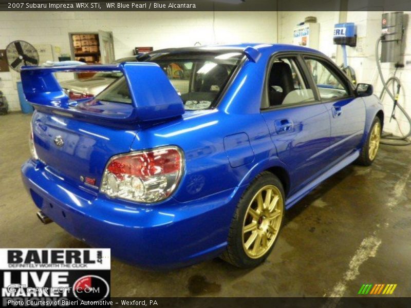 WR Blue Pearl / Blue Alcantara 2007 Subaru Impreza WRX STi