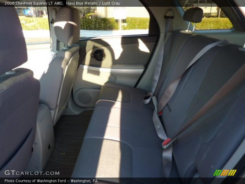 Navy Blue Metallic / Light Gray 2008 Chevrolet Equinox LT AWD