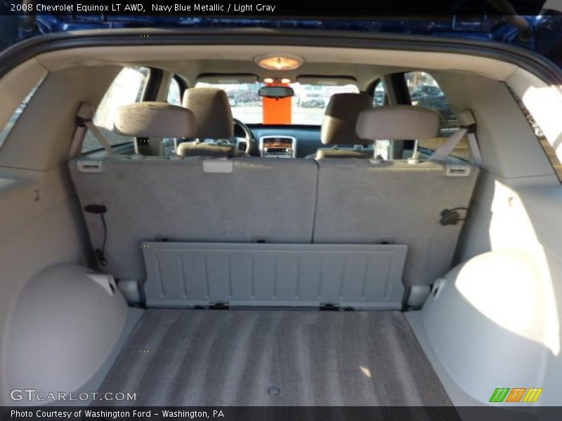 Navy Blue Metallic / Light Gray 2008 Chevrolet Equinox LT AWD