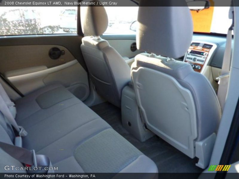 Navy Blue Metallic / Light Gray 2008 Chevrolet Equinox LT AWD