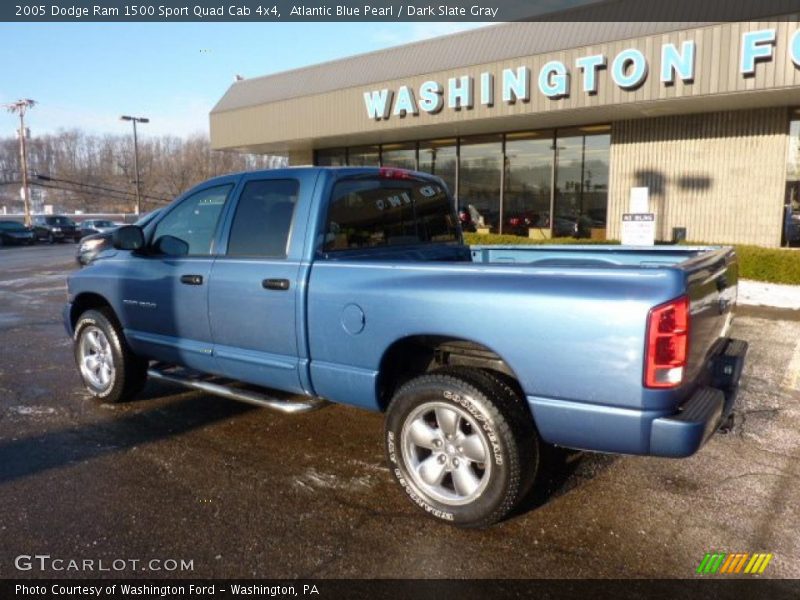 Atlantic Blue Pearl / Dark Slate Gray 2005 Dodge Ram 1500 Sport Quad Cab 4x4