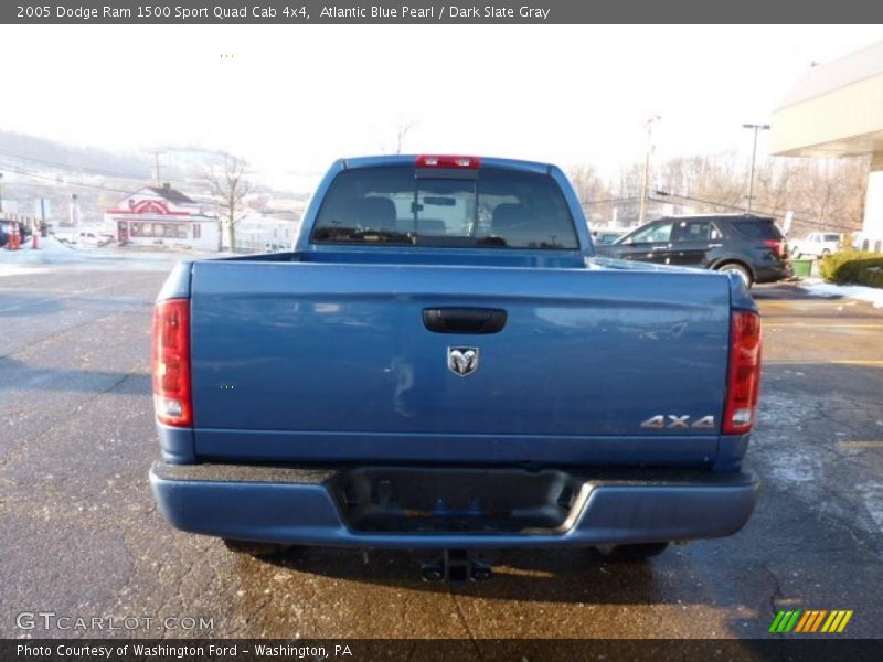Atlantic Blue Pearl / Dark Slate Gray 2005 Dodge Ram 1500 Sport Quad Cab 4x4