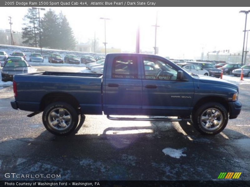 Atlantic Blue Pearl / Dark Slate Gray 2005 Dodge Ram 1500 Sport Quad Cab 4x4