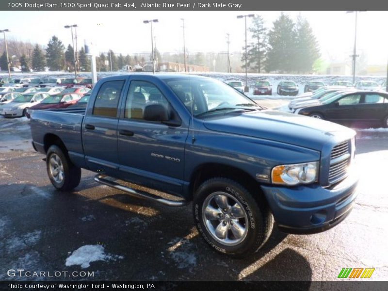 Atlantic Blue Pearl / Dark Slate Gray 2005 Dodge Ram 1500 Sport Quad Cab 4x4