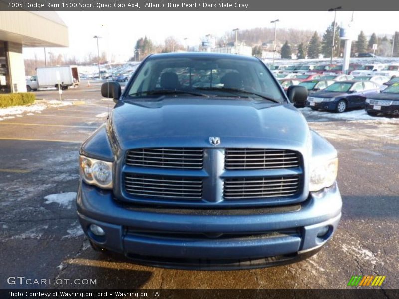 Atlantic Blue Pearl / Dark Slate Gray 2005 Dodge Ram 1500 Sport Quad Cab 4x4