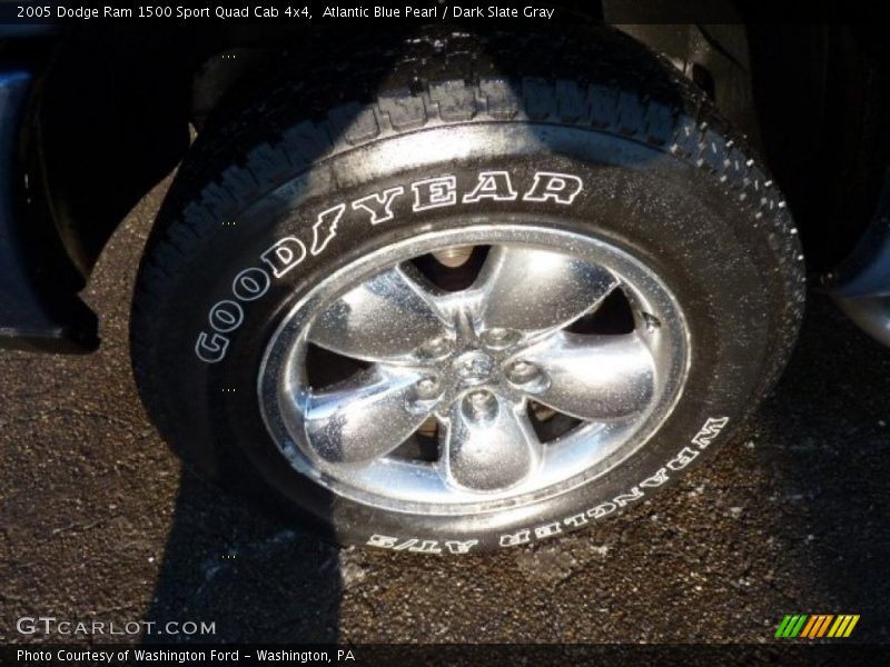 Atlantic Blue Pearl / Dark Slate Gray 2005 Dodge Ram 1500 Sport Quad Cab 4x4