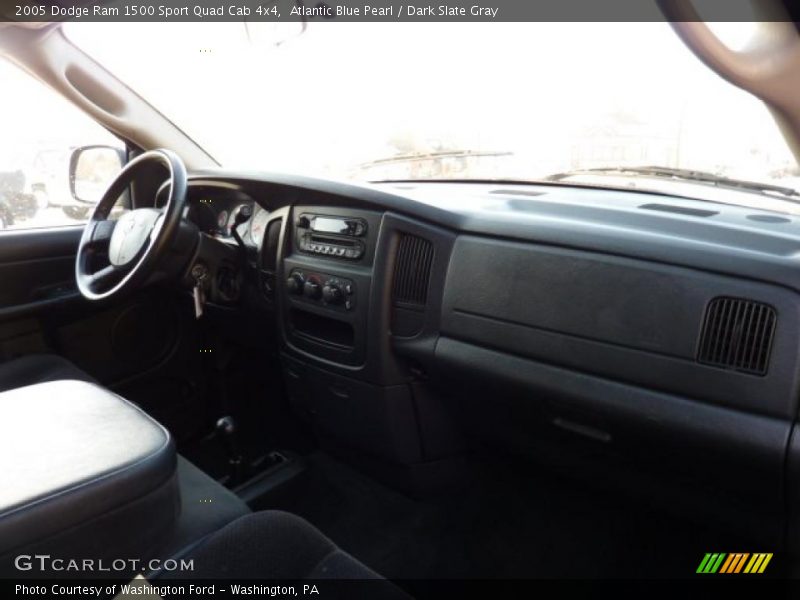 Atlantic Blue Pearl / Dark Slate Gray 2005 Dodge Ram 1500 Sport Quad Cab 4x4