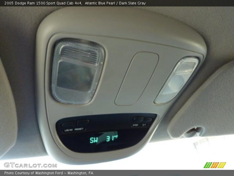 Atlantic Blue Pearl / Dark Slate Gray 2005 Dodge Ram 1500 Sport Quad Cab 4x4