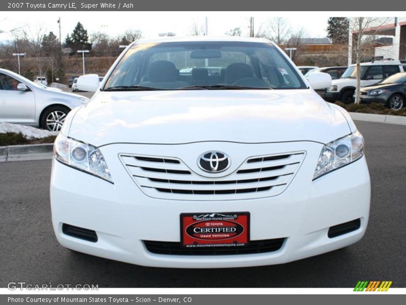 Super White / Ash 2007 Toyota Camry LE