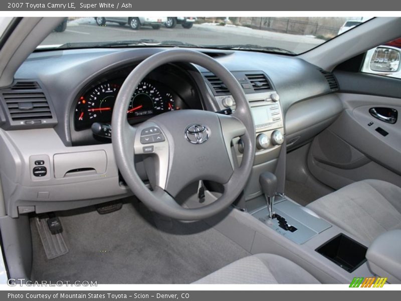 Super White / Ash 2007 Toyota Camry LE