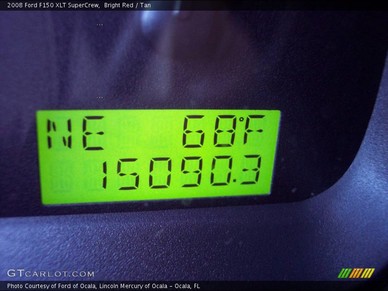 Bright Red / Tan 2008 Ford F150 XLT SuperCrew