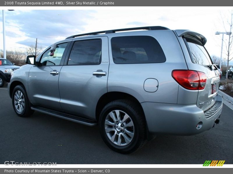 Silver Sky Metallic / Graphite 2008 Toyota Sequoia Limited 4WD