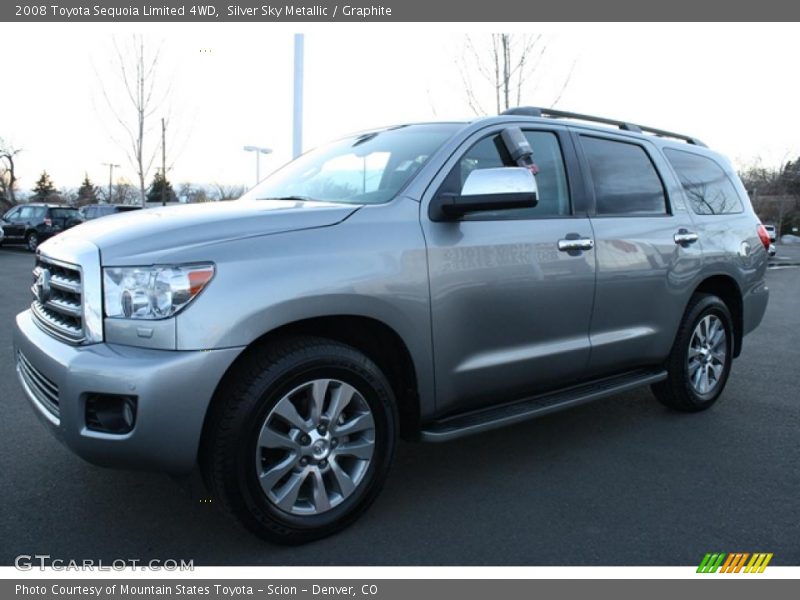 Silver Sky Metallic / Graphite 2008 Toyota Sequoia Limited 4WD