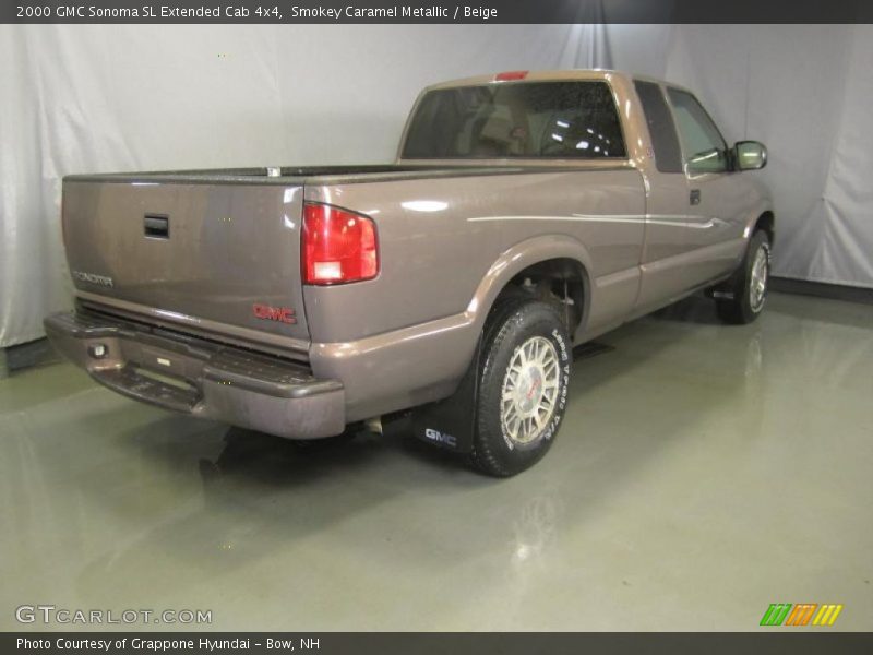 Smokey Caramel Metallic / Beige 2000 GMC Sonoma SL Extended Cab 4x4