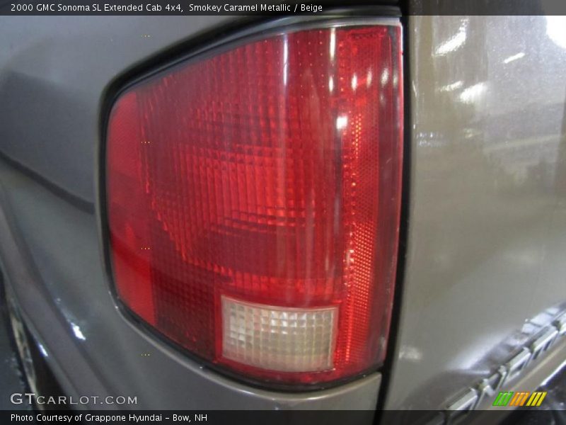 Smokey Caramel Metallic / Beige 2000 GMC Sonoma SL Extended Cab 4x4
