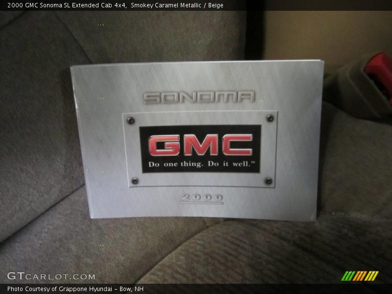 Smokey Caramel Metallic / Beige 2000 GMC Sonoma SL Extended Cab 4x4
