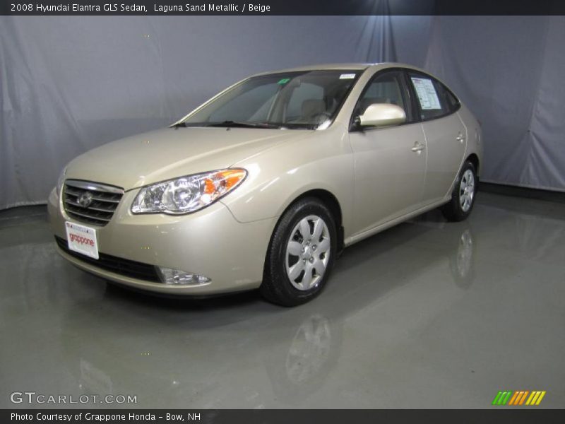 Laguna Sand Metallic / Beige 2008 Hyundai Elantra GLS Sedan