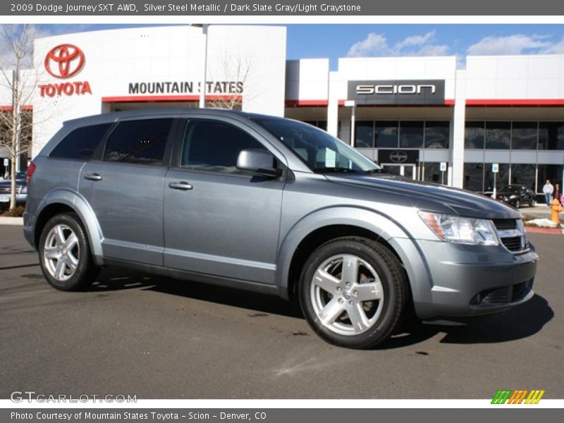 Silver Steel Metallic / Dark Slate Gray/Light Graystone 2009 Dodge Journey SXT AWD