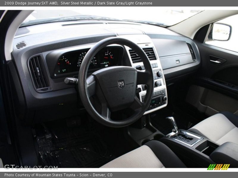 Silver Steel Metallic / Dark Slate Gray/Light Graystone 2009 Dodge Journey SXT AWD