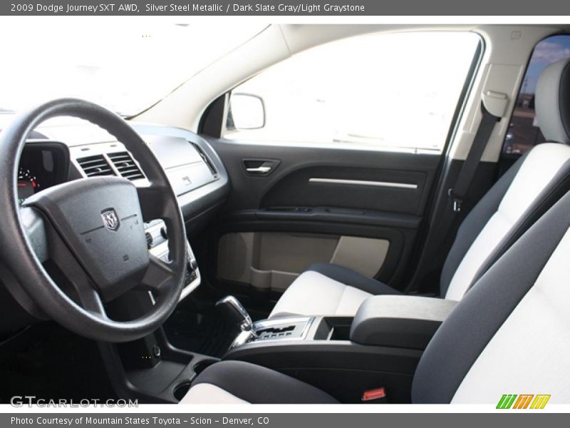 Silver Steel Metallic / Dark Slate Gray/Light Graystone 2009 Dodge Journey SXT AWD