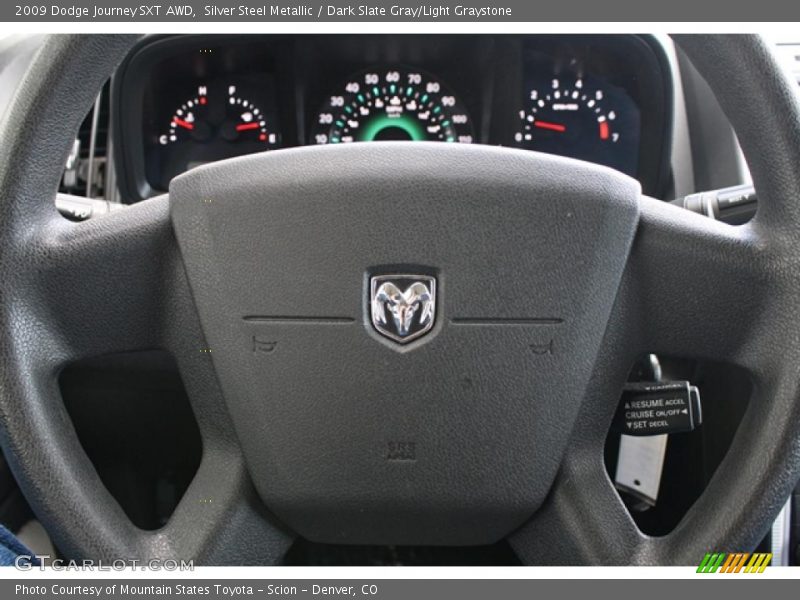 Silver Steel Metallic / Dark Slate Gray/Light Graystone 2009 Dodge Journey SXT AWD