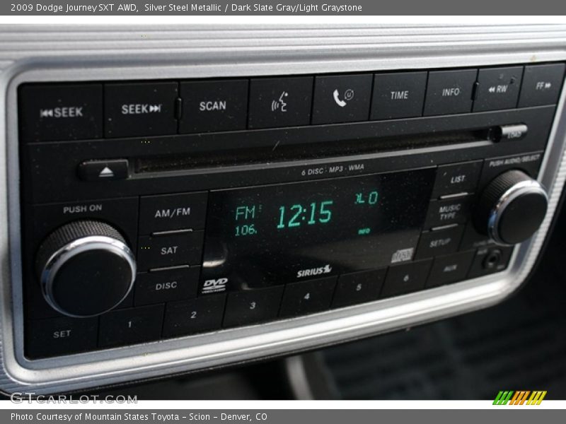 Silver Steel Metallic / Dark Slate Gray/Light Graystone 2009 Dodge Journey SXT AWD